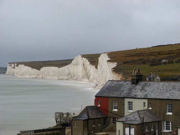Seven Sisters chalk cliffs from Birling Gap